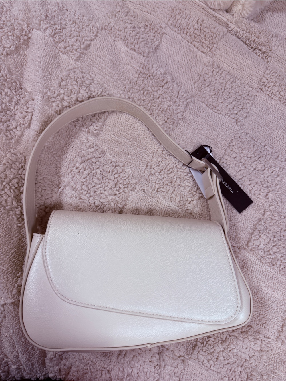Nordstrom Cream Leather Shoulder Bag